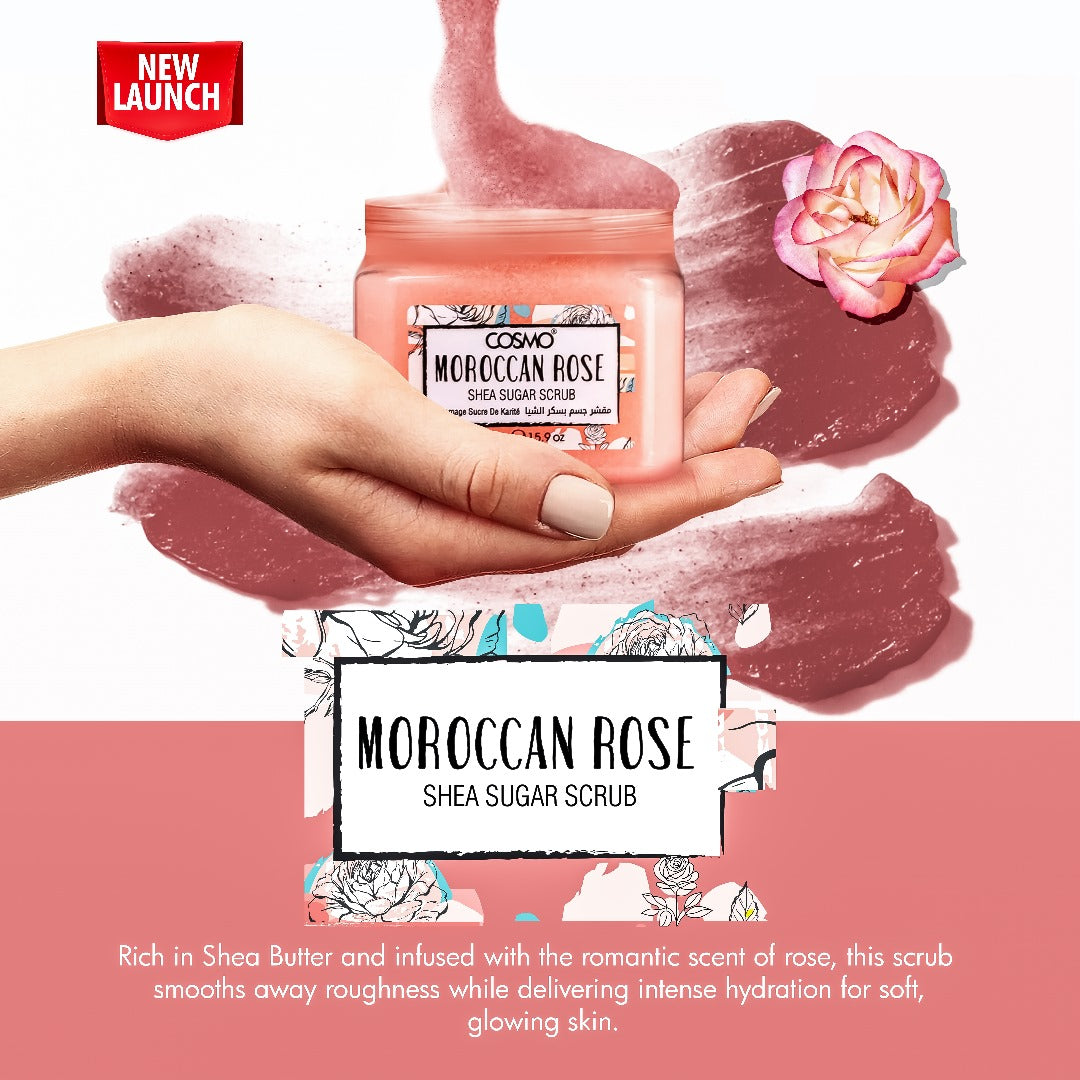 Moroccan Rose Shea Sugar Scrub